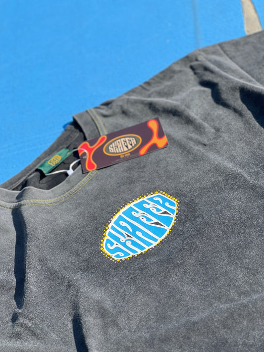 BLACK ROOTS ICE (Blue) Oversized T-shirt