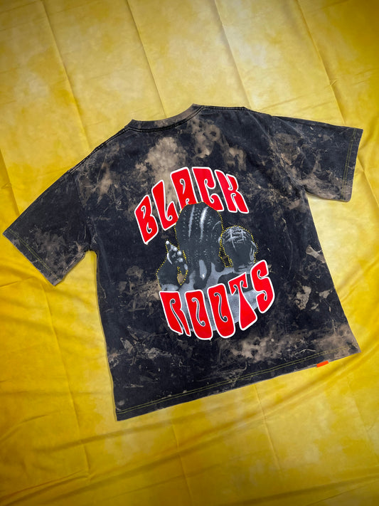 BLACK ROOTS X BLEACHED Oversized T-shirt