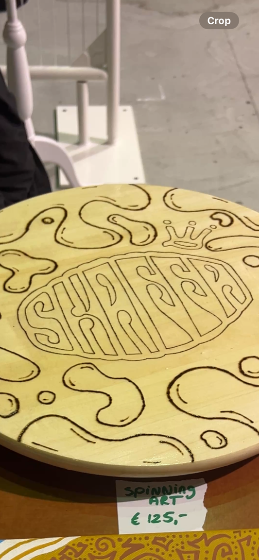 Spinning board art