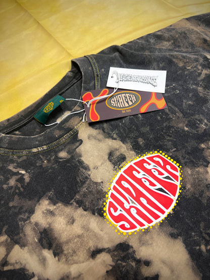 BLACK ROOTS X BLEACHED Oversized T-shirt